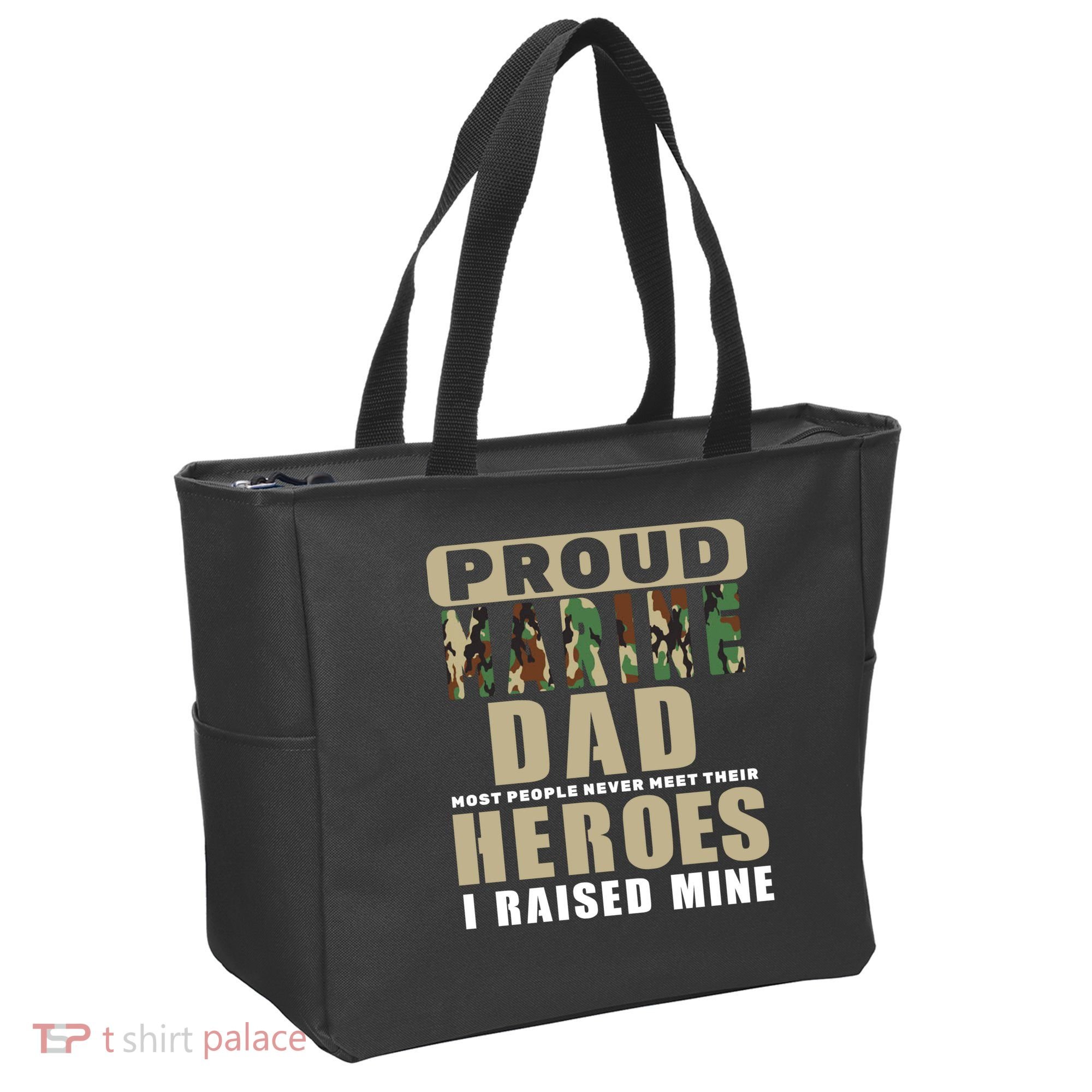 Proud Marine Dad Tote Bag