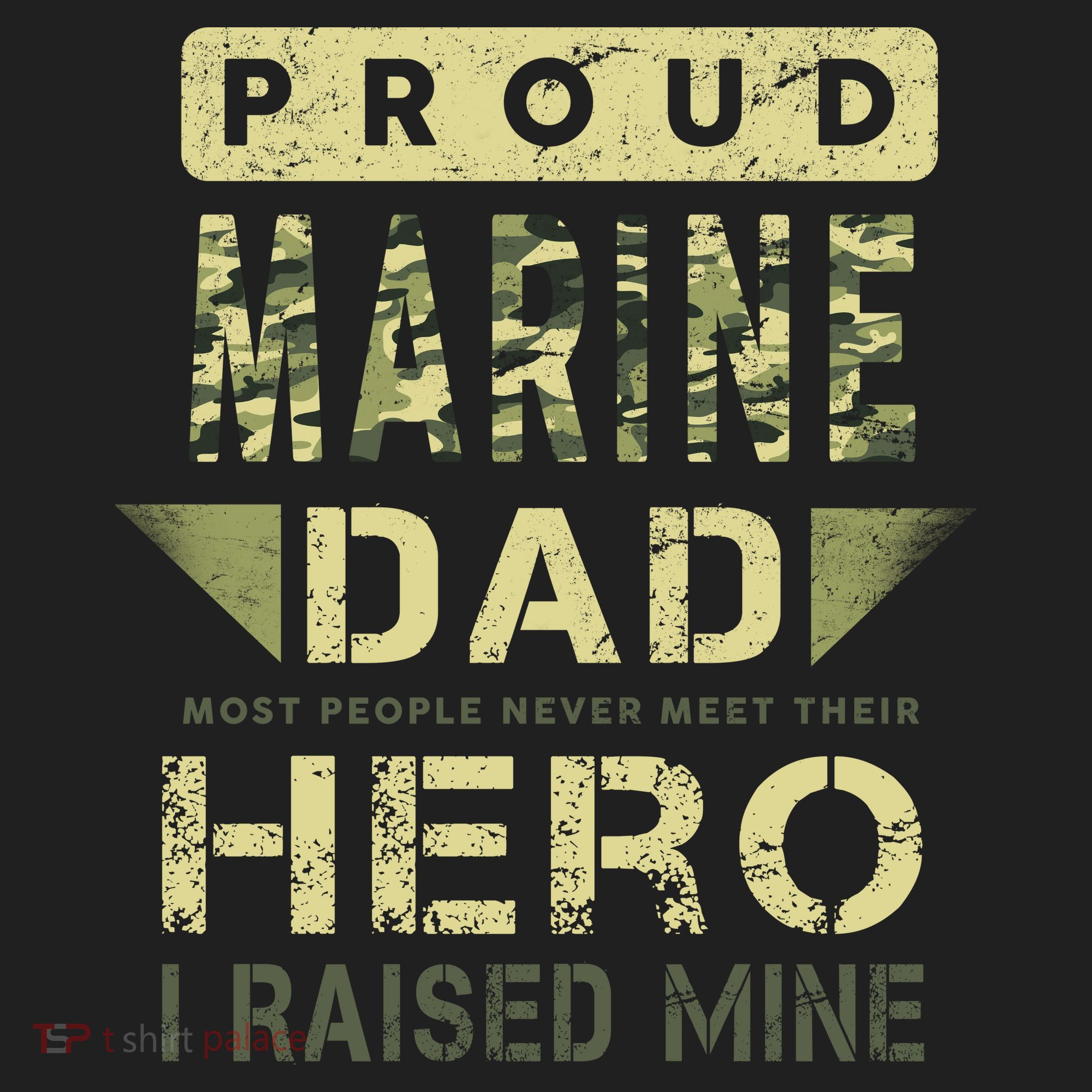 Proud Marine Dad Most People Never Meet Their Hero I Raised Mine Beanie