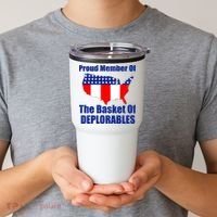 Proud Member Of The Basket Of Deplorables Tumbler thumb 2