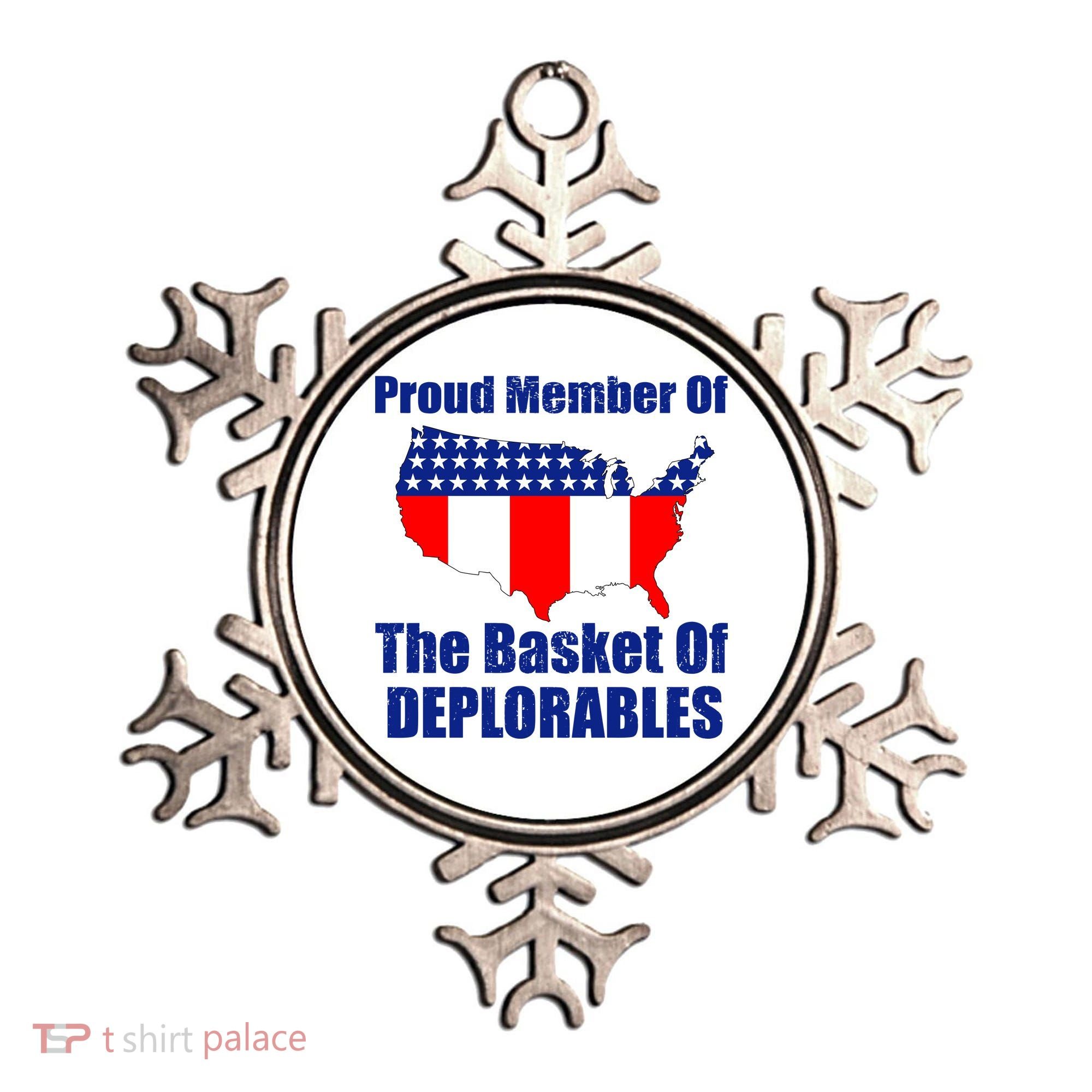 Proud Member Of The Basket Of Deplorables Ornament