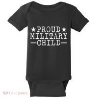 Proud Military Child Baby Bodysuit thumb 0