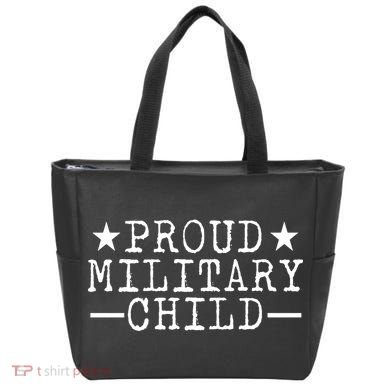 Proud Military Child Tote Bag
