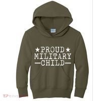 Proud Military Child Kids Hoodie thumb 0