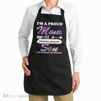 Proud Mom Of A Freaking Awesome Son Apron thumb 2