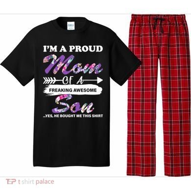 Proud Mom Of A Freaking Awesome Son Pajama Set