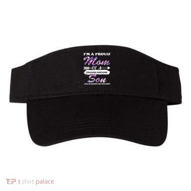 Proud Mom Of A Freaking Awesome Son Visor