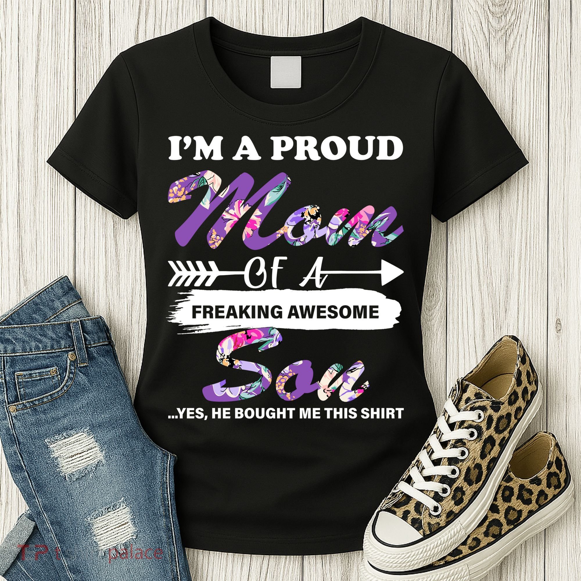Proud Mom Of A Freaking Awesome Son Women's T-Shirt