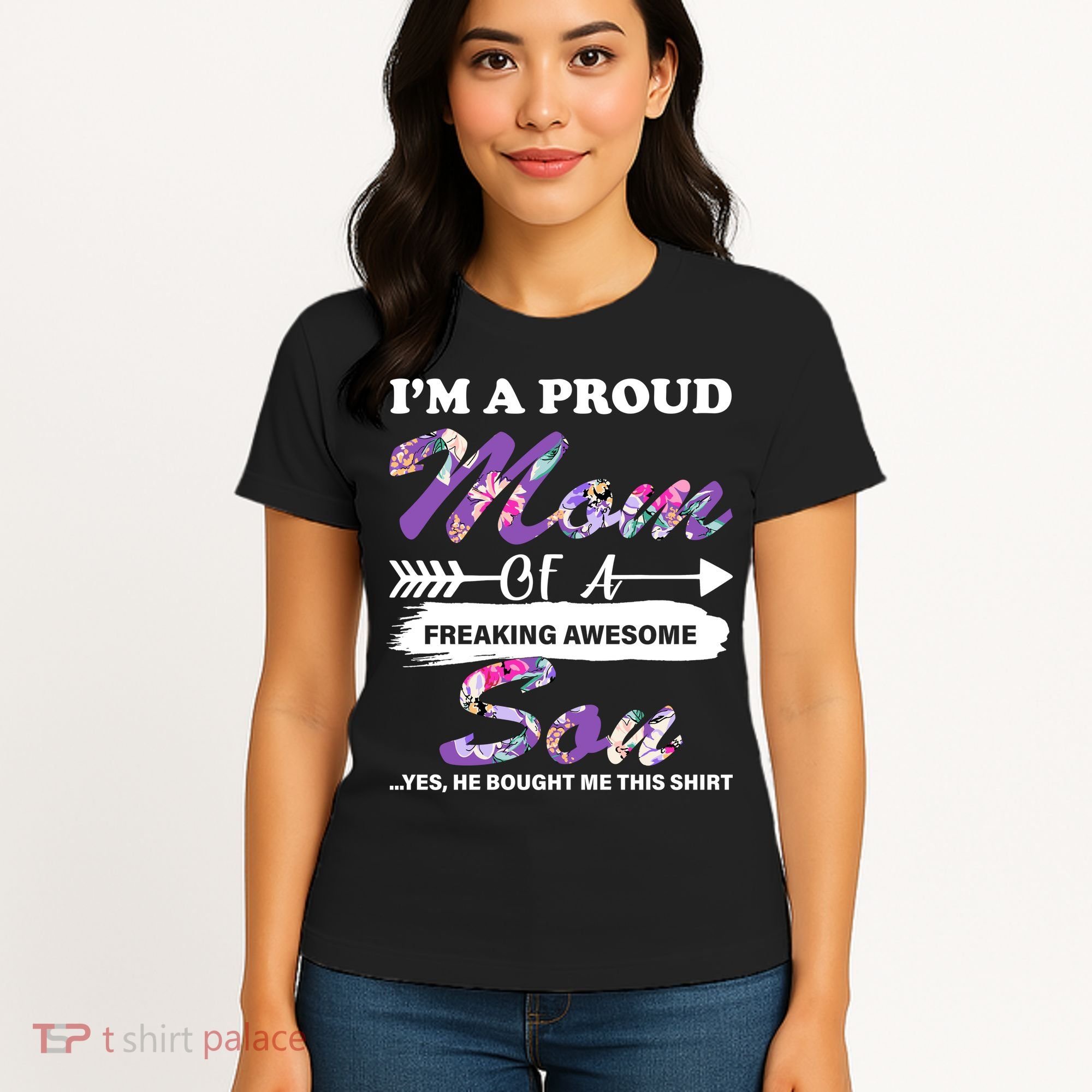 Proud Mom Of A Freaking Awesome Son Women's T-Shirt