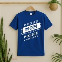 Proud Mom Of A Police Officer T-Shirt thumb 2