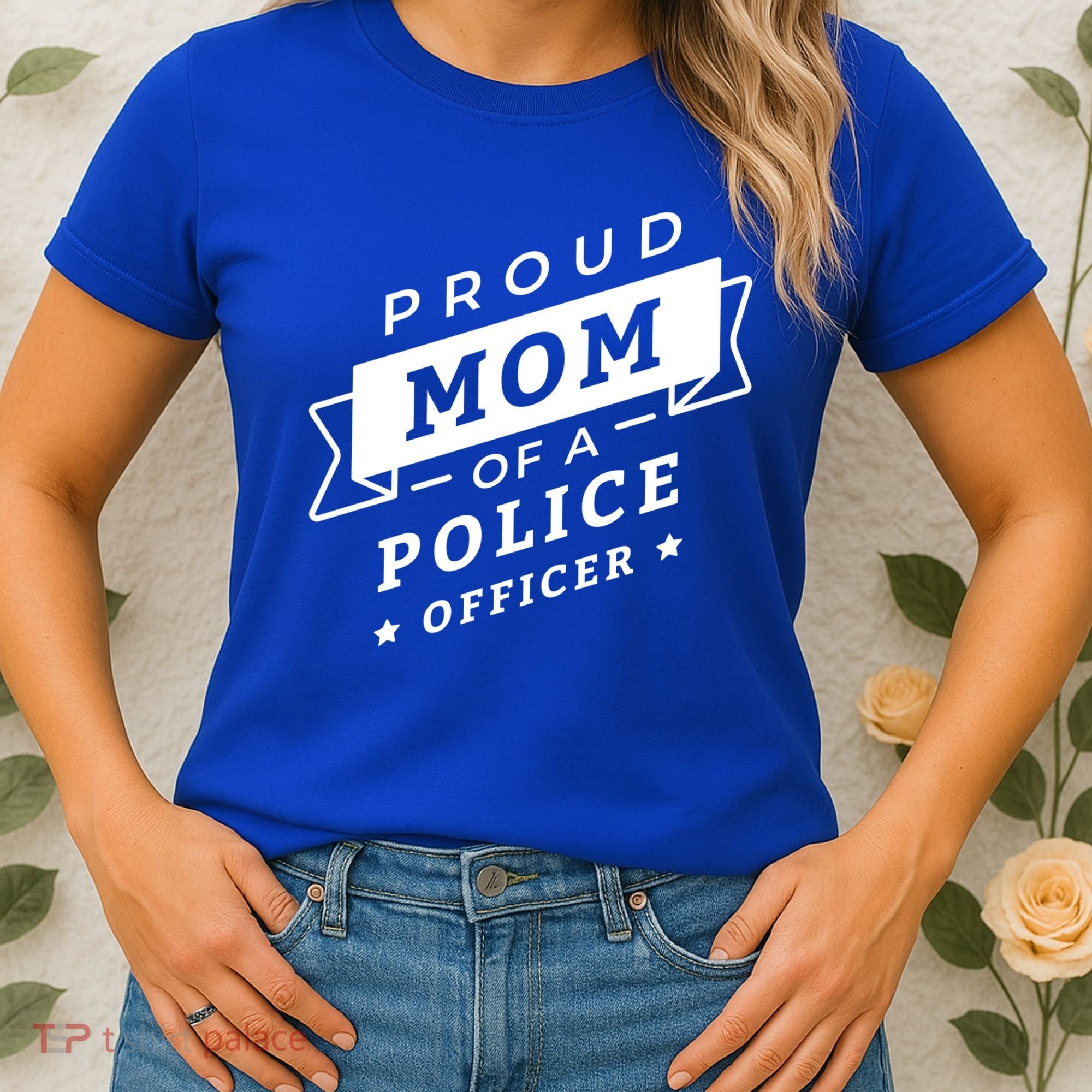 Proud Mom Of A Police Officer Women's T-Shirt