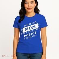 Proud Mom Of A Police Officer Women's T-Shirt thumb 4