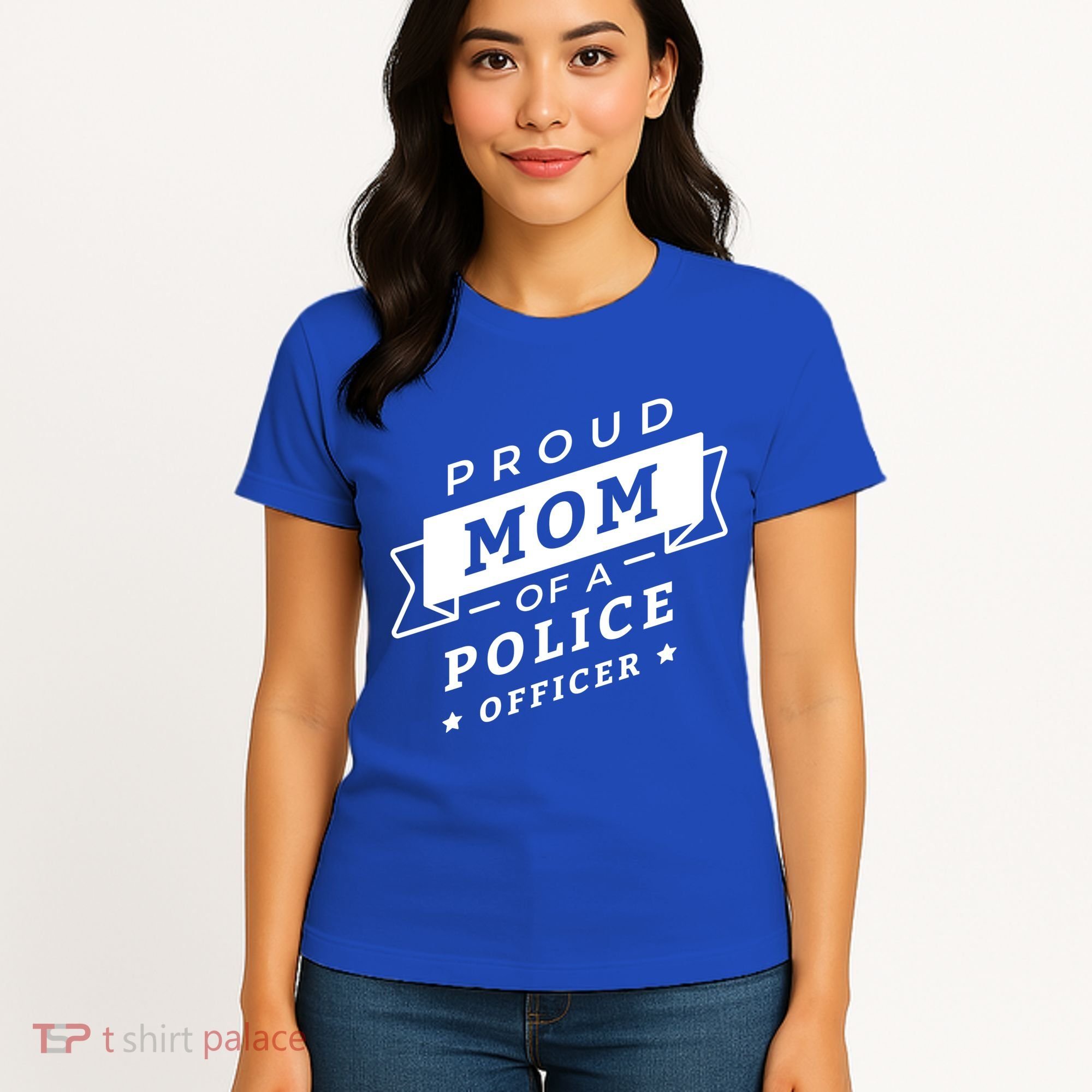 Proud Mom Of A Police Officer Women's T-Shirt