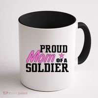 Proud Mom of A Soldier Coffee Mug thumb 1