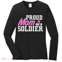 Proud Mom of A Soldier Women's Long Sleeve Shirt thumb 0