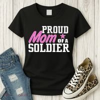 Proud Mom of A Soldier Women's T-Shirt thumb 3