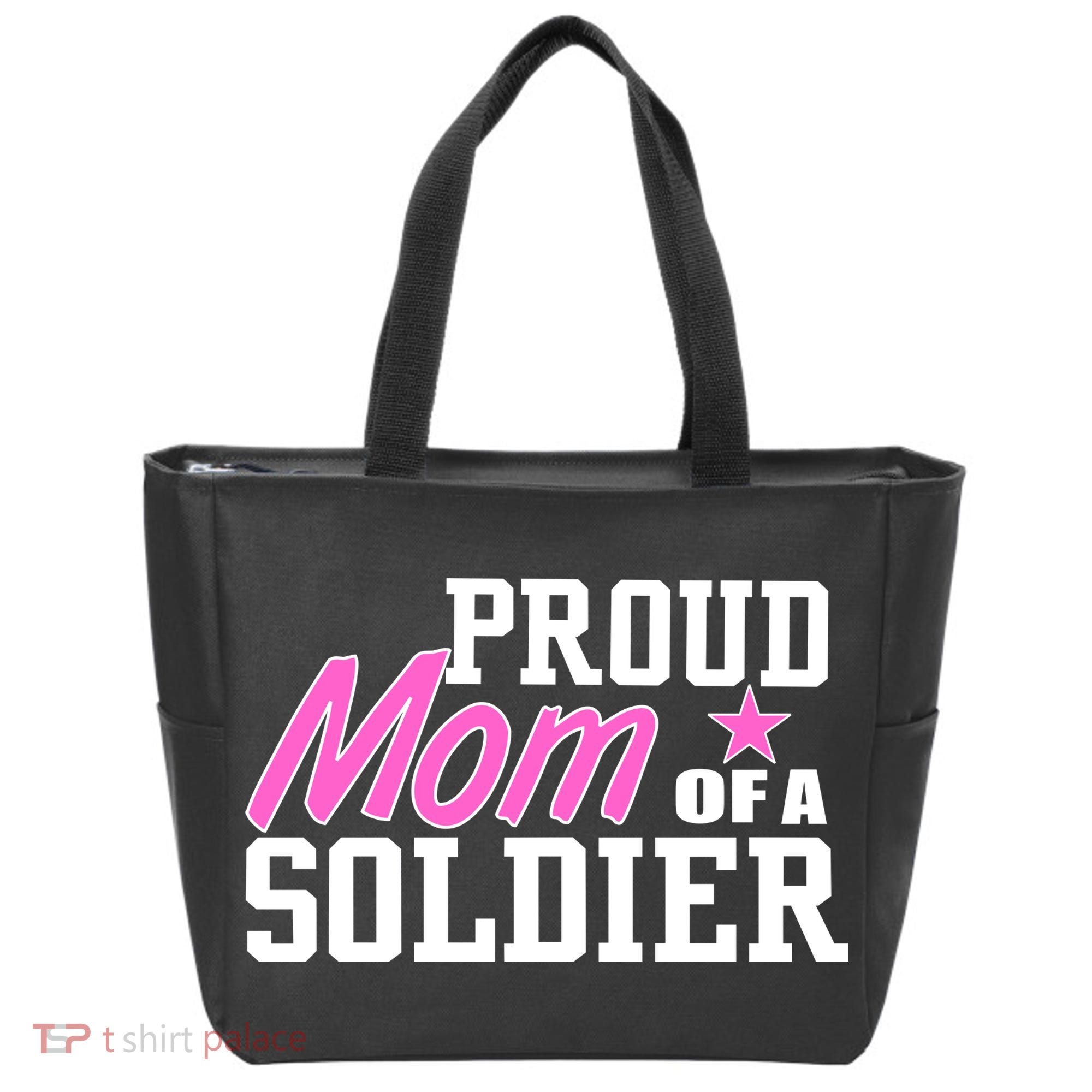 Proud Mom of A Soldier Tote Bag