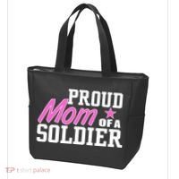 Proud Mom of A Soldier Tote Bag thumb 3