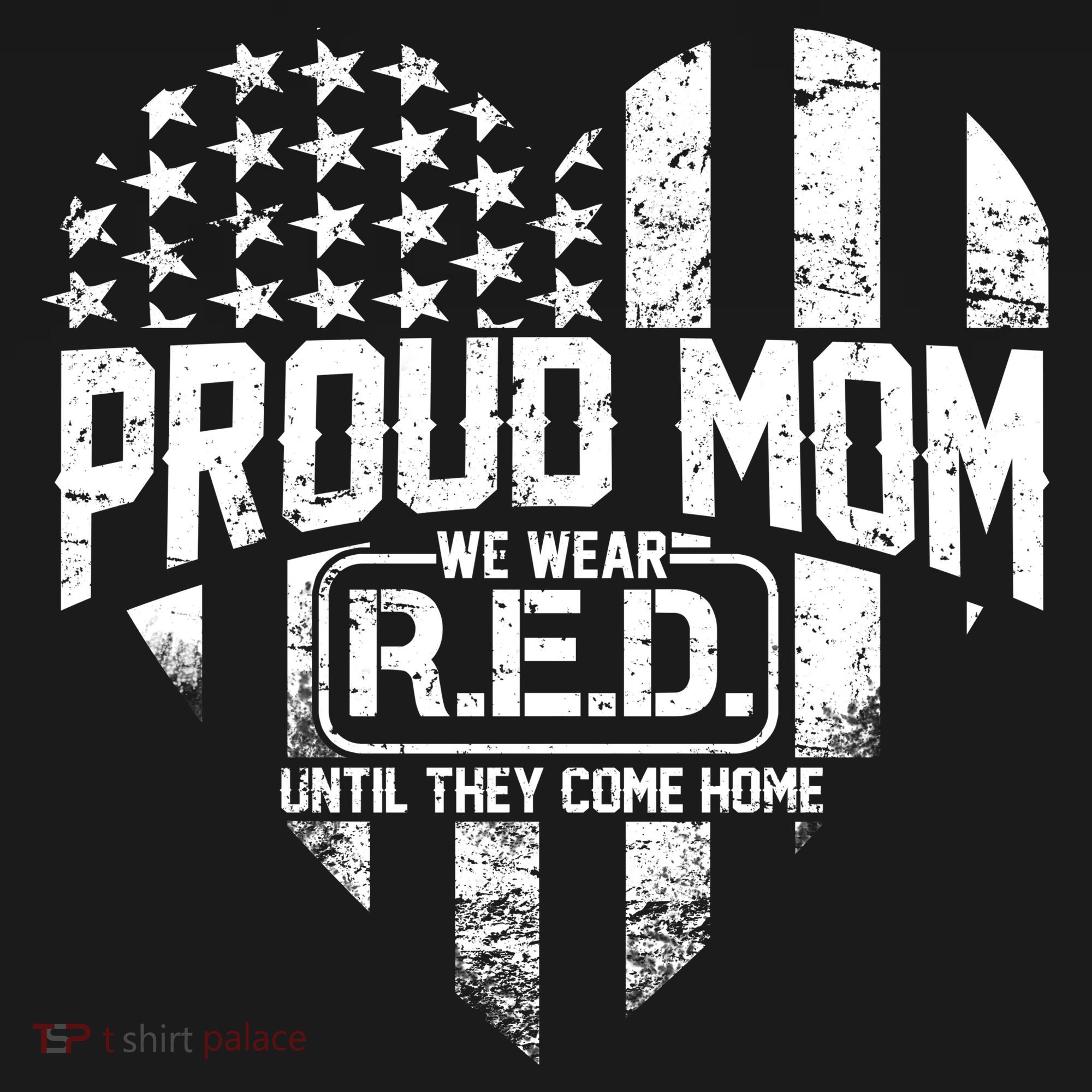 Proud Mom We Wear RED Until They Come Home Backpack