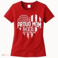 Proud Mom We Wear RED Until They Come Home Women's T-Shirt thumb 0