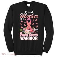 Proud Mother Of A Breast Cancer Warrior Sweatshirt thumb 0