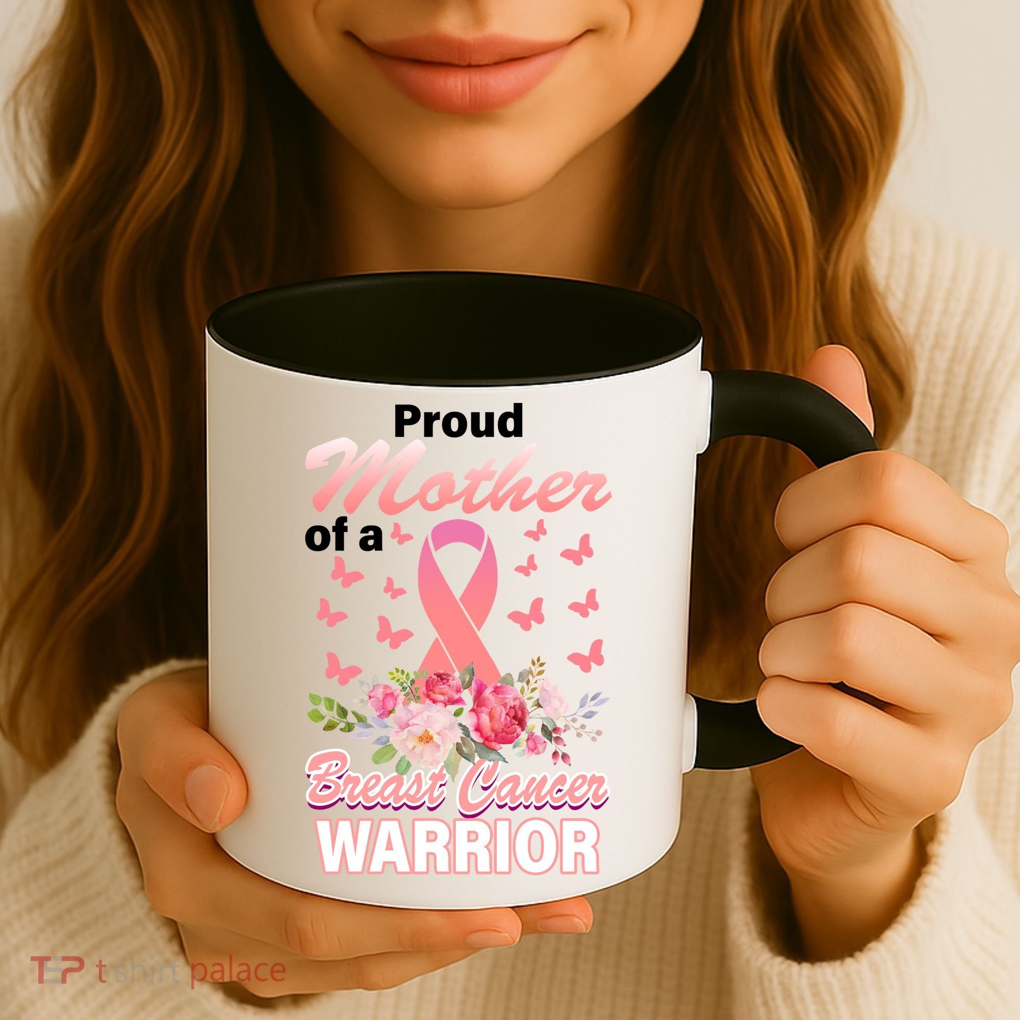 Proud Mother Of A Breast Cancer Warrior Coffee Mug