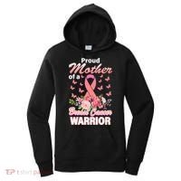 Proud Mother Of A Breast Cancer Warrior Women's Hoodie thumb 0