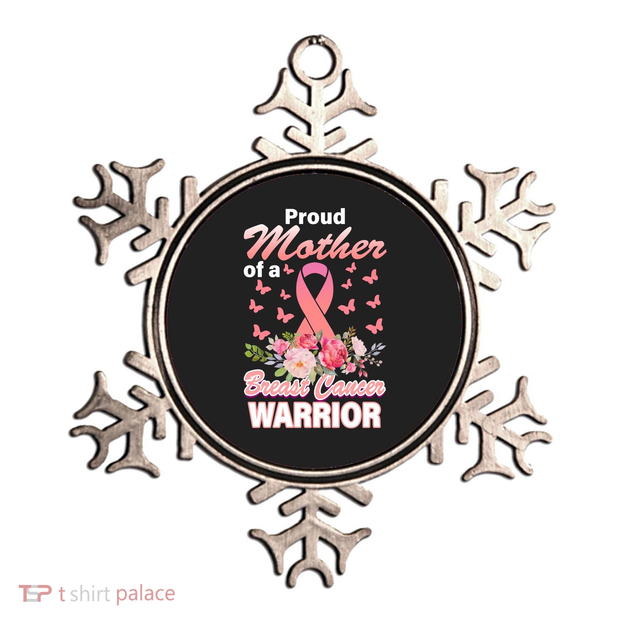 Proud Mother Of A Breast Cancer Warrior Ornament