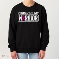 Proud Of My Warrior Breast Cancer Women's Sweatshirt thumb 0