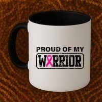 Proud Of My Warrior Breast Cancer Coffee Mug thumb 2