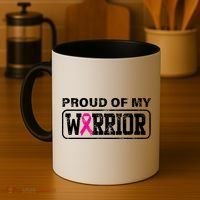 Proud Of My Warrior Breast Cancer Coffee Mug thumb 4