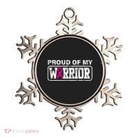 Proud Of My Warrior Breast Cancer Ornament thumb 0
