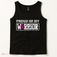 Proud Of My Warrior Breast Cancer Tank Top thumb 2