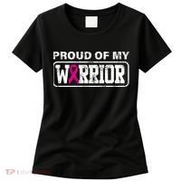 Proud Of My Warrior Breast Cancer Women's T-Shirt thumb 0