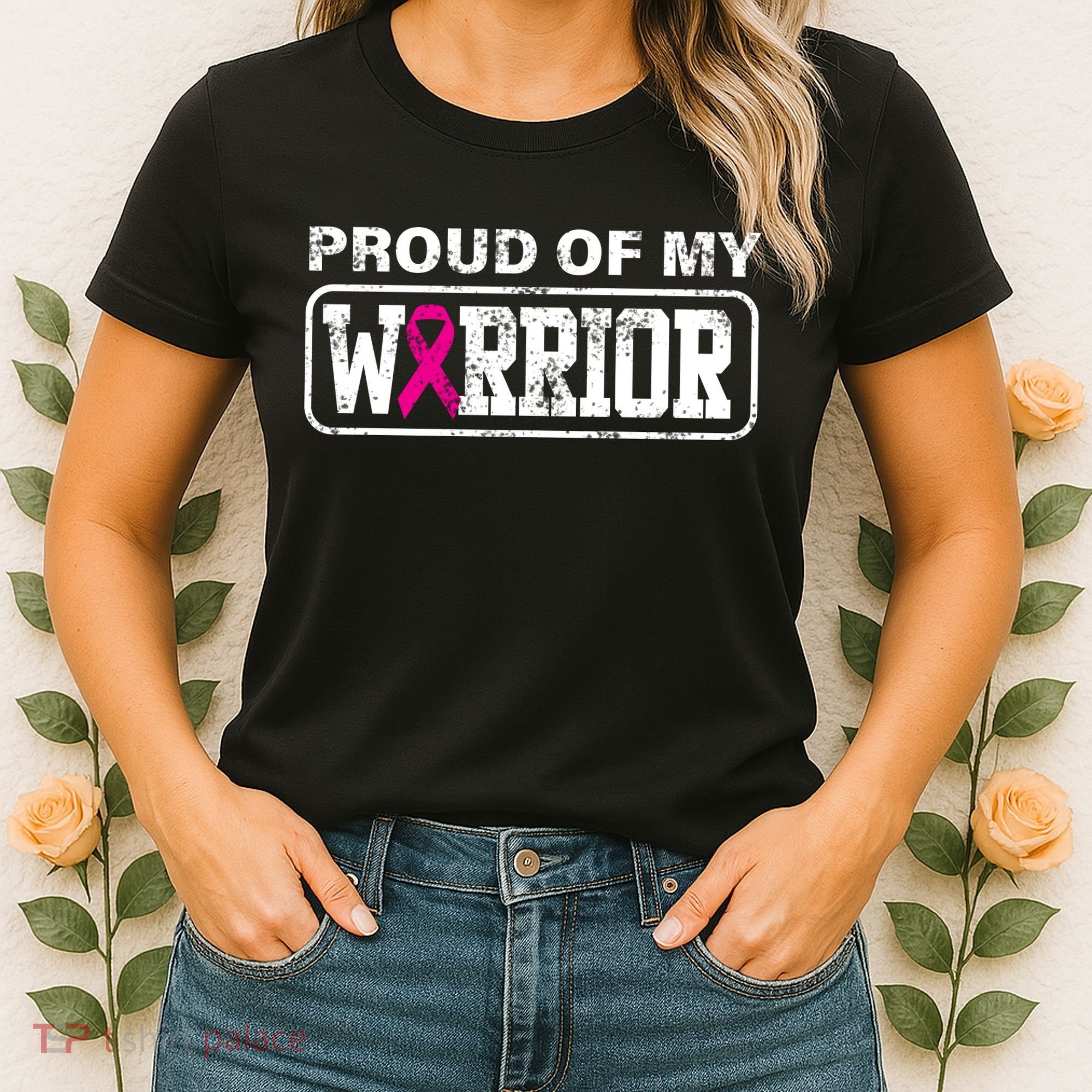 Proud Of My Warrior Breast Cancer Women's T-Shirt