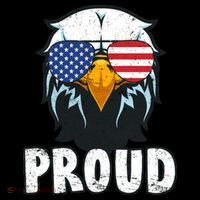 Proud Patriotic Eagle Backpack thumb 2