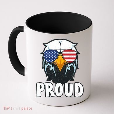 Proud Patriotic Eagle Coffee Mug