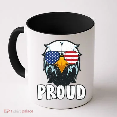Proud Patriotic Eagle Coffee Mug