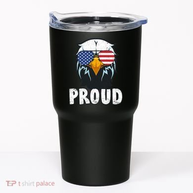 Proud Patriotic Eagle Tumbler