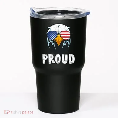 Proud Patriotic Eagle Tumbler