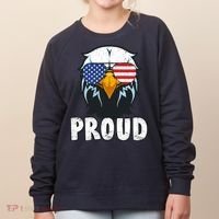 Proud Patriotic Eagle Women's Sweatshirt thumb 0