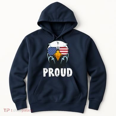 Proud Patriotic Eagle Hoodie