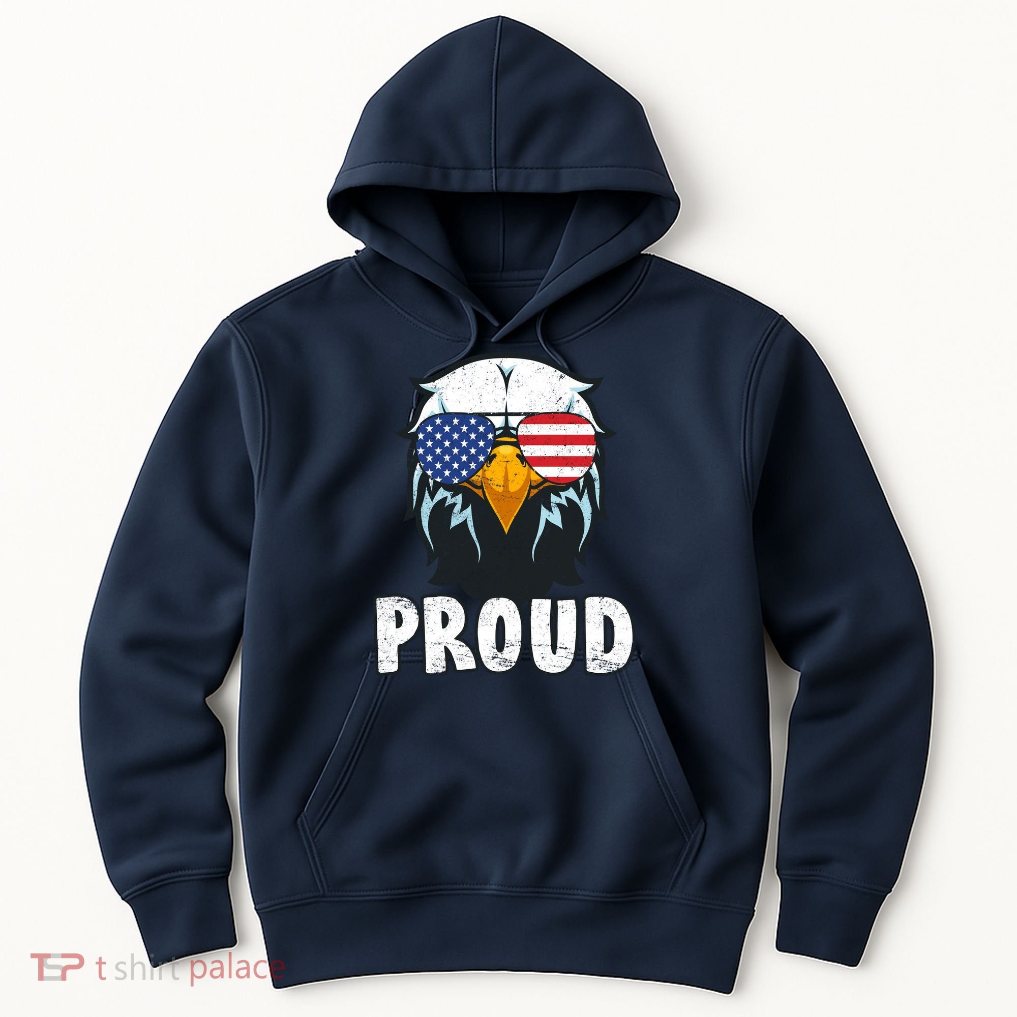 Proud Patriotic Eagle Hoodie