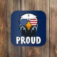 Proud Patriotic Eagle Coaster thumb 0