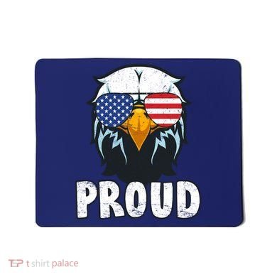 Proud Patriotic Eagle Mousepad