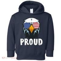Proud Patriotic Eagle Toddler Hoodie thumb 0