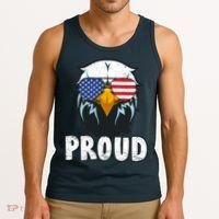 Proud Patriotic Eagle Tank Top thumb 3