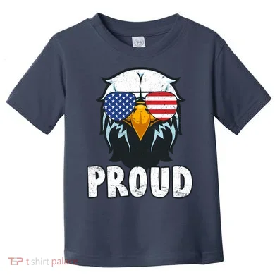 Proud Patriotic Eagle Toddler T-Shirt
