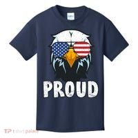 Proud Patriotic Eagle Kids T-Shirt thumb 0