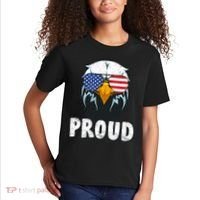 Proud Patriotic Eagle Kids T-Shirt thumb 2