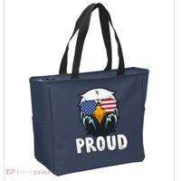 Proud Patriotic Eagle Tote Bag thumb 2